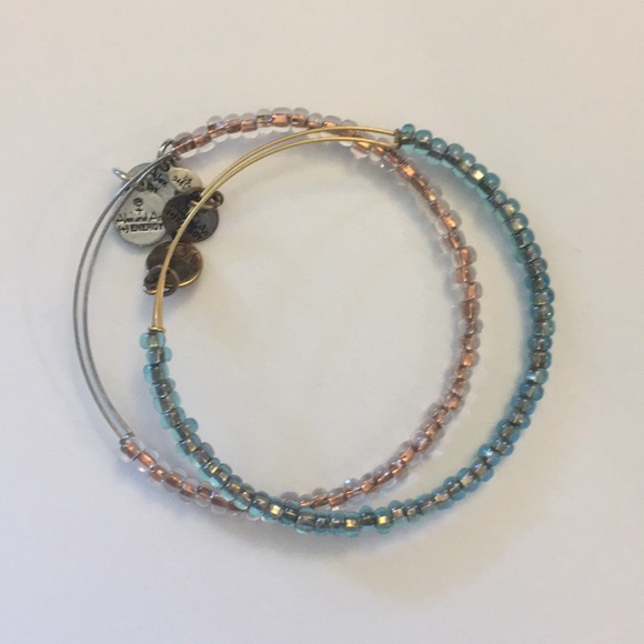Alex and Ani Beaded Bracelets (2) - Picture 3 of 4